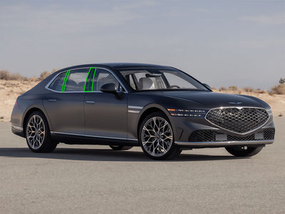genesis g90 2023-2023 Pillar Post Trim Installation Location