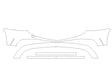 g90 3M Clear Bra Bumper Precut PPF Diagram