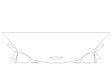 gv60 Avery Dennison Clear Bra Hood Precut PPF Diagram