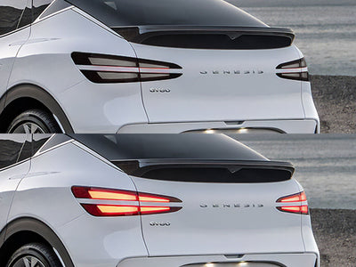 gv60 Before and After Smoked Taillights