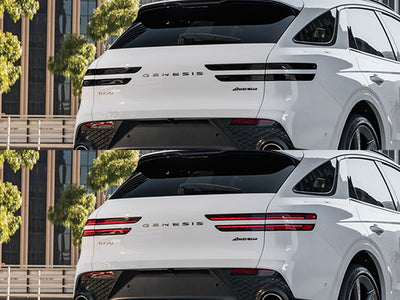 gv70 Before and After Smoked Taillights