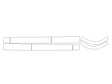 gv70 3M Clear Bra Door Cup Precut PPF Diagram