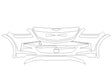 gv80 Avery Dennison Clear Bra Bumper Precut PPF Diagram