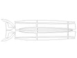 gv80 3M Clear Bra Door Cup Precut PPF Diagram
