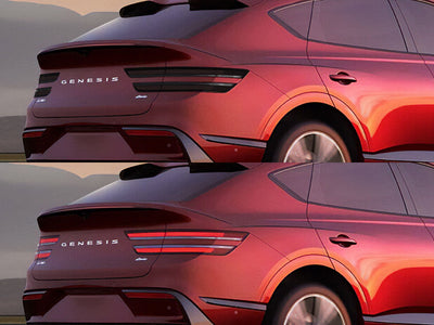 gv80 Before and After Smoked Taillights