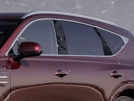 genesis gv80 2022-2024 Camo Pillar Cover Diagram