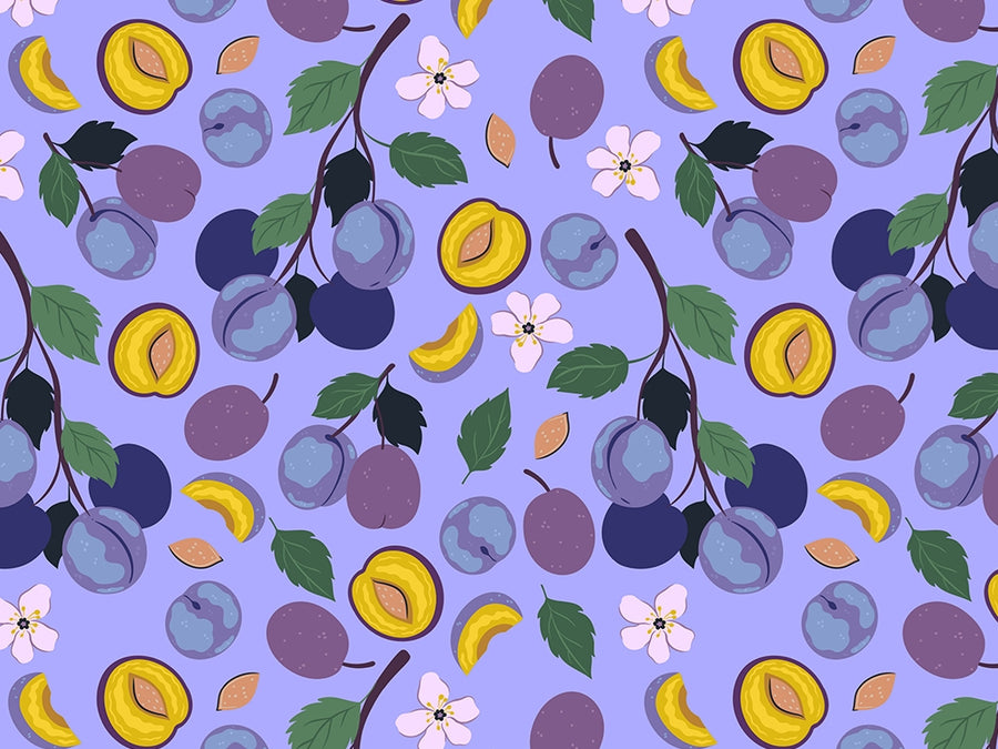 Geneva Mirabelle Fruit Vinyl Wrap Pattern~Rwraps Series 914 Digitally Printed Vinyl Wrap~0