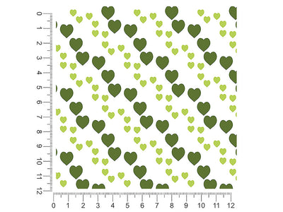 gentle fall heart 1ft x 1ft Craft Sheets