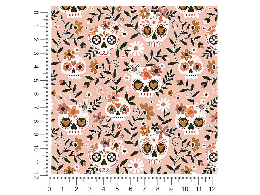 gentle soul skull and bones 1ft x 1ft Craft Sheets