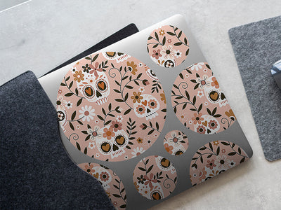 gentle soul skull and bones DIY Laptop Stickers