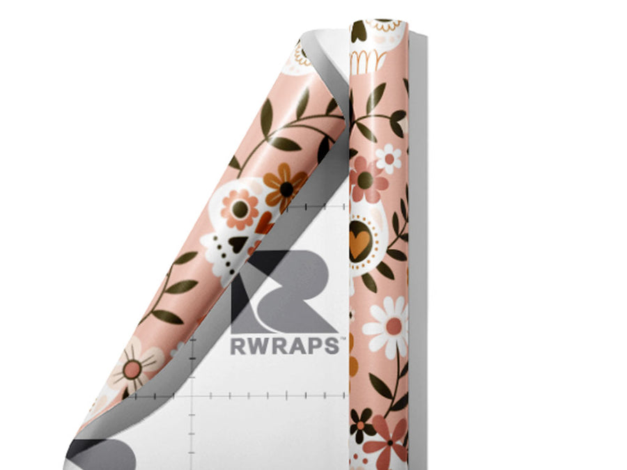 Gentle Soul Halloween Wrap Film Sheets~Rwraps Series 914 Gentle Soul Halloween Scrolled Sheet~3