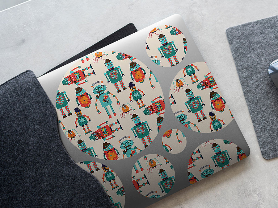 gentleman bots science fiction DIY Laptop Stickers