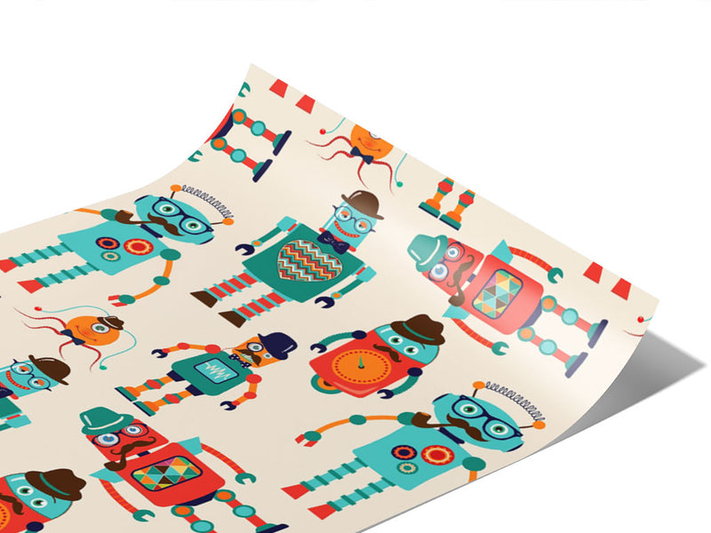 Gentleman Bots Science Fiction Vinyl Wraps~Rwraps Series 914 Digitally Printed Vinyl Wrap~0