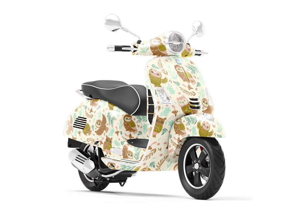 Genuine Joy Birds Vespa Scooter Wrap Film