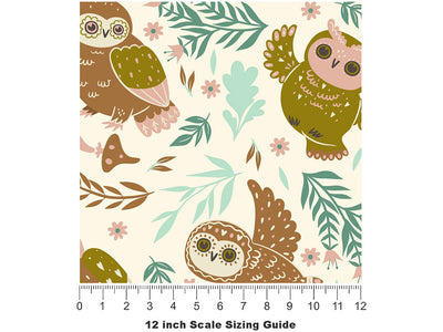 Genuine Joy Birds Vinyl Film Pattern Size 12 inch Scale~Rwraps Genuine Joy Birds Sizing Chart~2