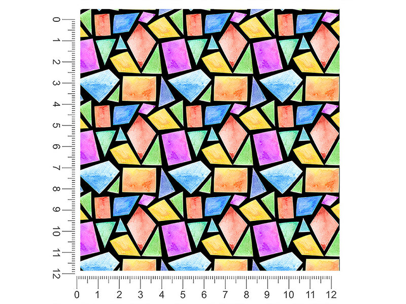 geometric menagerie mosaic 1ft x 1ft Craft Sheets