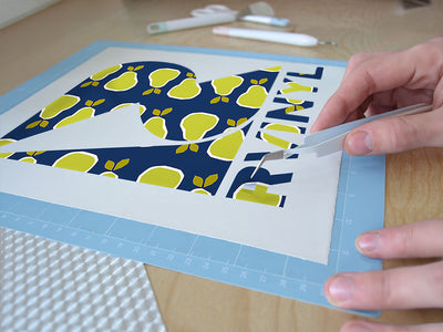geometric sunrise fruit Easy Weed Craft Vinyl