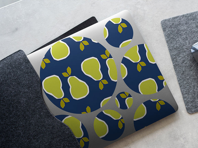 geometric sunrise fruit DIY Laptop Stickers