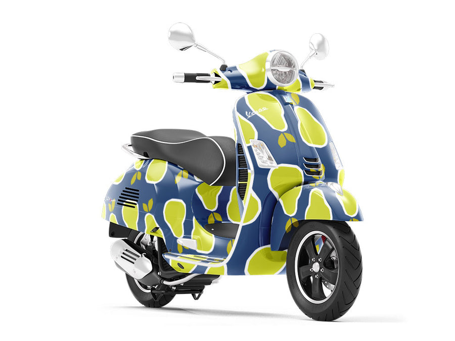 Geometric Sunrise Fruit Vespa Scooter Wrap Film