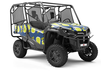 Geometric Sunrise Fruit Utility Vehicle Vinyl Wrap