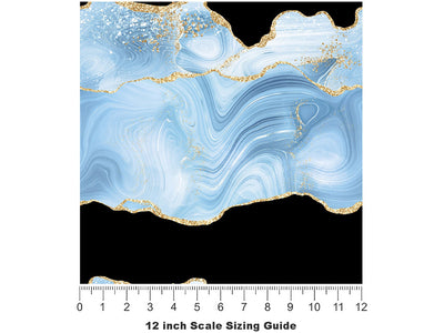 Georgium Sidus Gemstone Vinyl Film Pattern Size 12 inch Scale~Rwraps Georgium Sidus Gemstone Sizing Chart~2