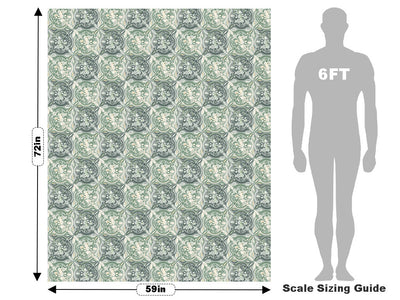 Gerbera Daisy Tile Vehicle Wrap Scale~Rwraps Series 914 Gerbera Daisy Tile Measurements~2