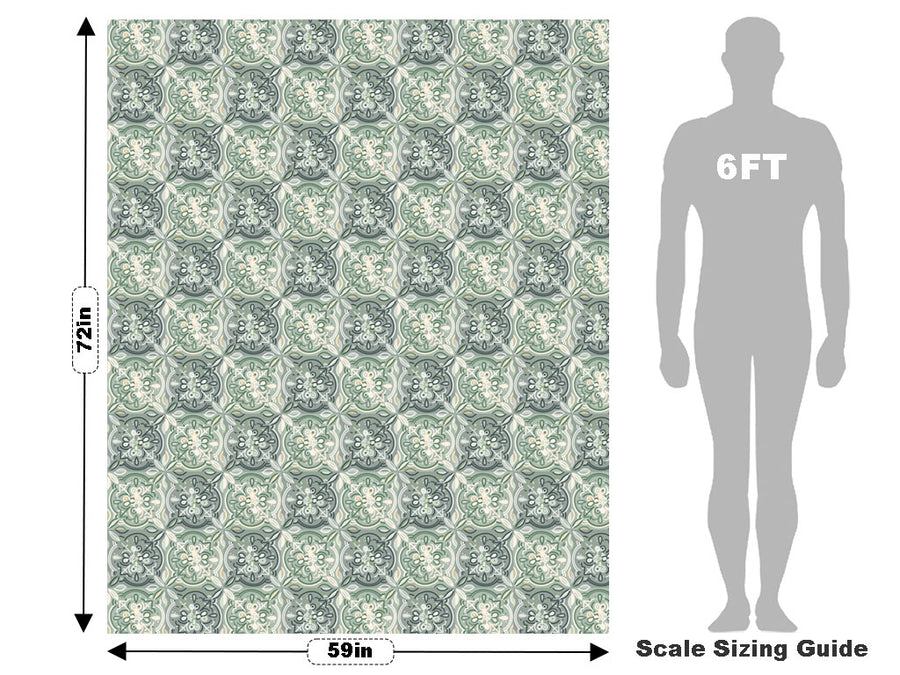 Gerbera Daisy Tile Vehicle Wrap Scale~Rwraps Series 914 Gerbera Daisy Tile Measurements~2