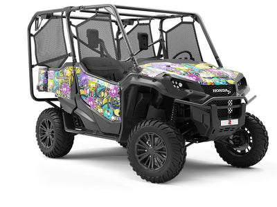Germophobe  Sticker Bomb Utility Vehicle Vinyl Wrap