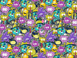 Germophobe  Sticker Bomb Vinyl Wrap Pattern~Rwraps Series 914 Digitally Printed Vinyl Wrap~0