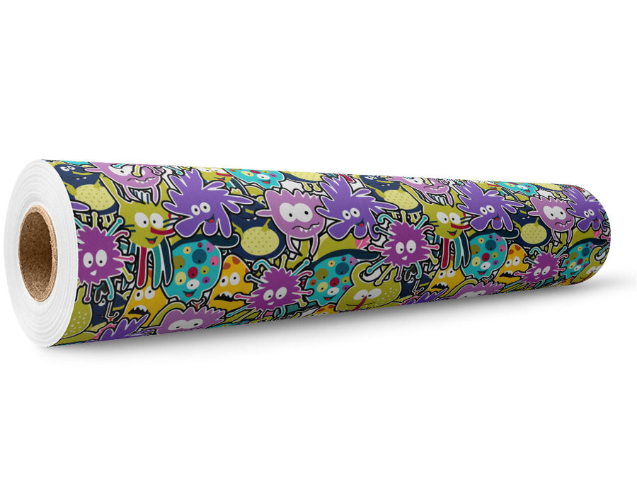 Germophobe  Sticker Bomb Wrap Film Wholesale Roll~Rwraps Series 914 Digitally Printed Vinyl Roll~5