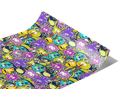 Germophobe  Sticker Bomb Vinyl Wraps~Rwraps Series 914 Digitally Printed Vinyl Wrap~1