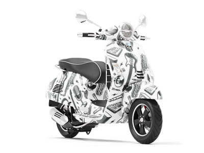 Get Groovy Music Vespa Scooter Wrap Film