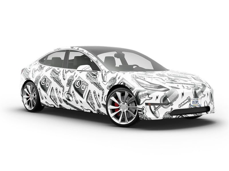 Get Groovy Music Vehicle Vinyl Wrap