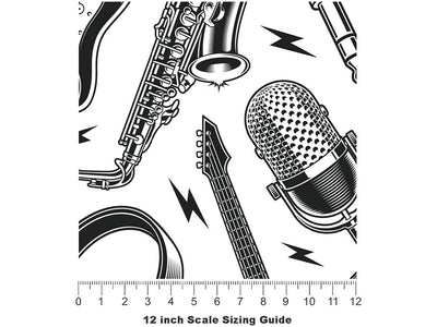 Get Groovy Music Vinyl Film Pattern Size 12 inch Scale~Rwraps Get Groovy Music Sizing Chart~2