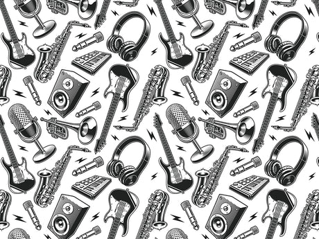 Get Groovy Music Vinyl Wrap Pattern~Rwraps Series 914 Digitally Printed Vinyl Wrap~0