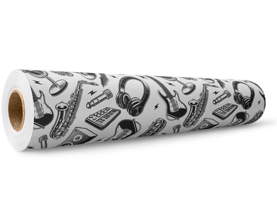 Get Groovy Music Wrap Film Wholesale Roll~Rwraps Series 914 Digitally Printed Vinyl Roll~5