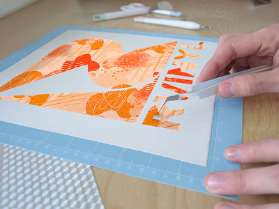 get ready watercolor Easy Weed Craft Vinyl