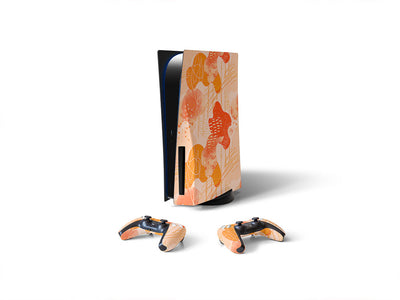 get ready watercolor Sony PS5 DIY Skin