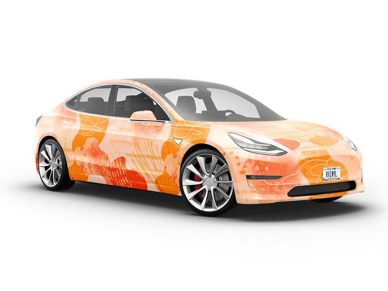 Get Ready Watercolor Vehicle Vinyl Wrap