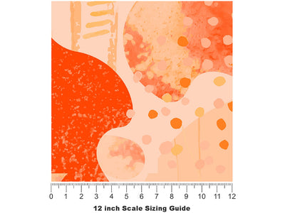 Get Ready Watercolor Vinyl Film Pattern Size 12 inch Scale~Rwraps Get Ready Watercolor Sizing Chart~2
