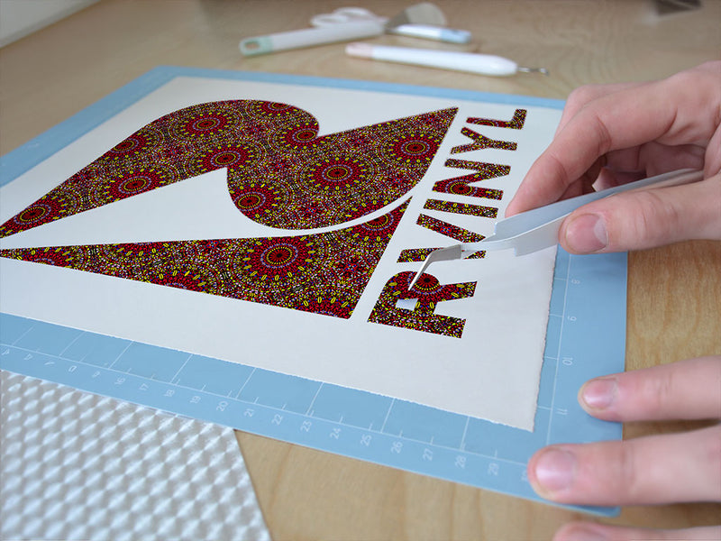 getting mad mosaic Easy Weed Craft Vinyl