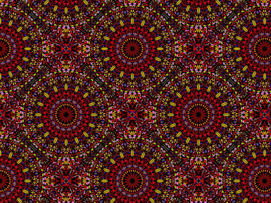 Getting Mad Mosaic Vinyl Wrap Pattern~Rwraps Series 914 Digitally Printed Vinyl Wrap~0