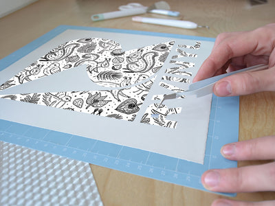 getting ready animal Easy Weed Craft Vinyl