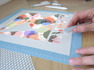 getting through it watercolor Easy Weed Craft Vinyl