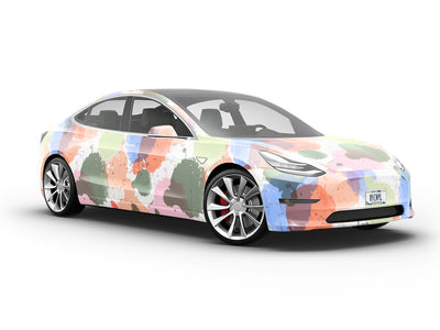 Getting Through It Watercolor Vehicle Vinyl Wrap