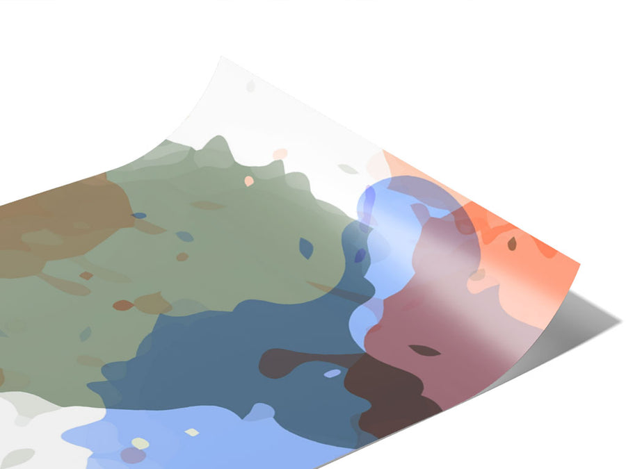 Getting Through It Watercolor Vinyl Wraps~Rwraps Series 914 Digitally Printed Vinyl Wrap~0