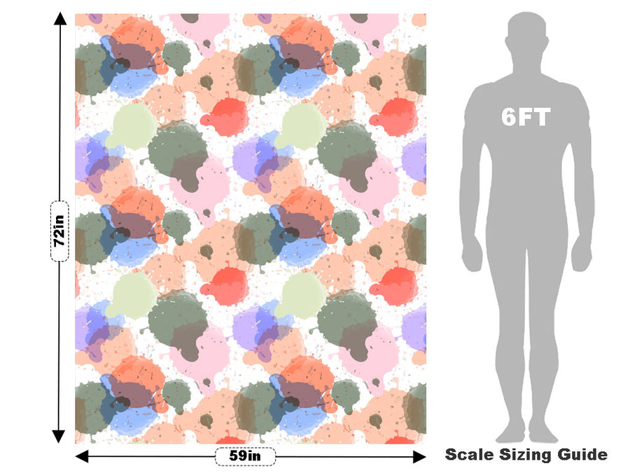 Getting Through It Watercolor Vehicle Wrap Scale~Rwraps Series 914 Getting Through It Watercolor Measurements~1