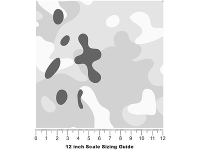 Ghost Flecktarn Camouflage Vinyl Film Pattern Size 12 inch Scale~Rwraps Ghost Flecktarn Camouflage Sizing Chart~3