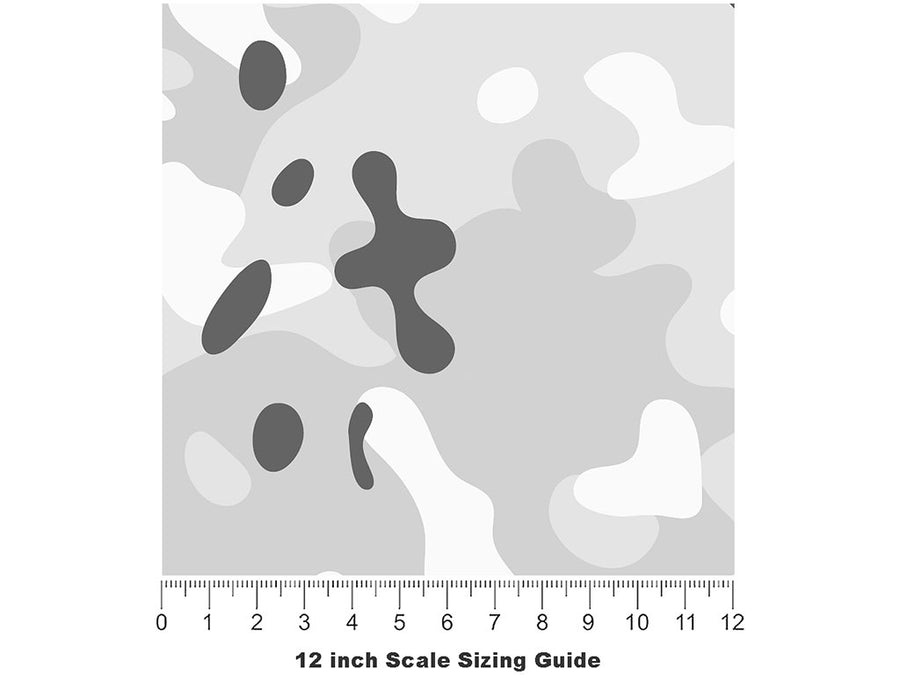Ghost Flecktarn Camouflage Vinyl Film Pattern Size 12 inch Scale~Rwraps Ghost Flecktarn Camouflage Sizing Chart~3