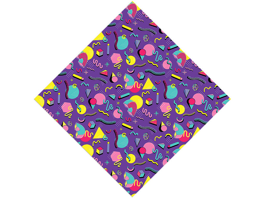 Ghost Town Retro Vinyl Wrap Pattern